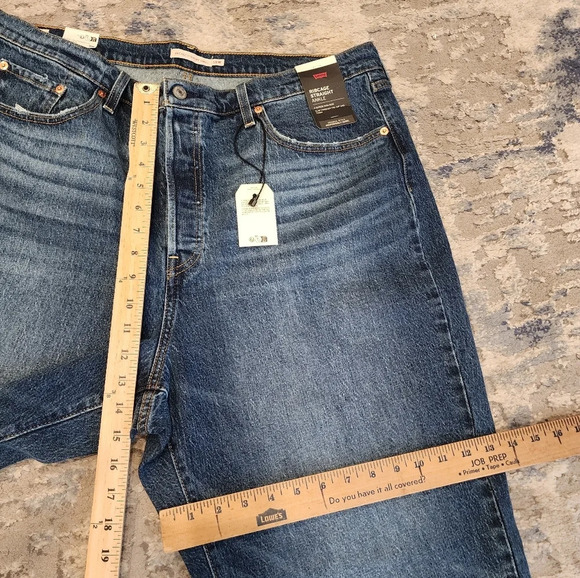 NWT Levi's Ribcage Straight Ankle Jeans Buttom Fly Women's Plus Size 18W. - Picture 7 of 16